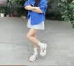 梵昇昱洞洞鞋女新款夏季时尚百搭厚底增高踩屎感透气防滑玛丽珍凉拖鞋 玛丽珍洞洞鞋【杏色】 35-36 实拍图