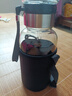 【送杯套】大容量加厚玻璃杯子便携杯茶水分离带杯套泡茶水杯 透明 1000ml吨吨桶 1只装 实拍图