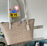 蔻驰（COACH）【品牌直供】女士FIONA24手提单肩托特包棕褐色CBT18礼物 实拍图