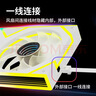 长城（Great Wall）矩阵240白色一体式机箱风扇（49颗高品质灯珠/4螺丝简便安装/ARGB灯效/侧边一体千层镜/PWM调速） 实拍图