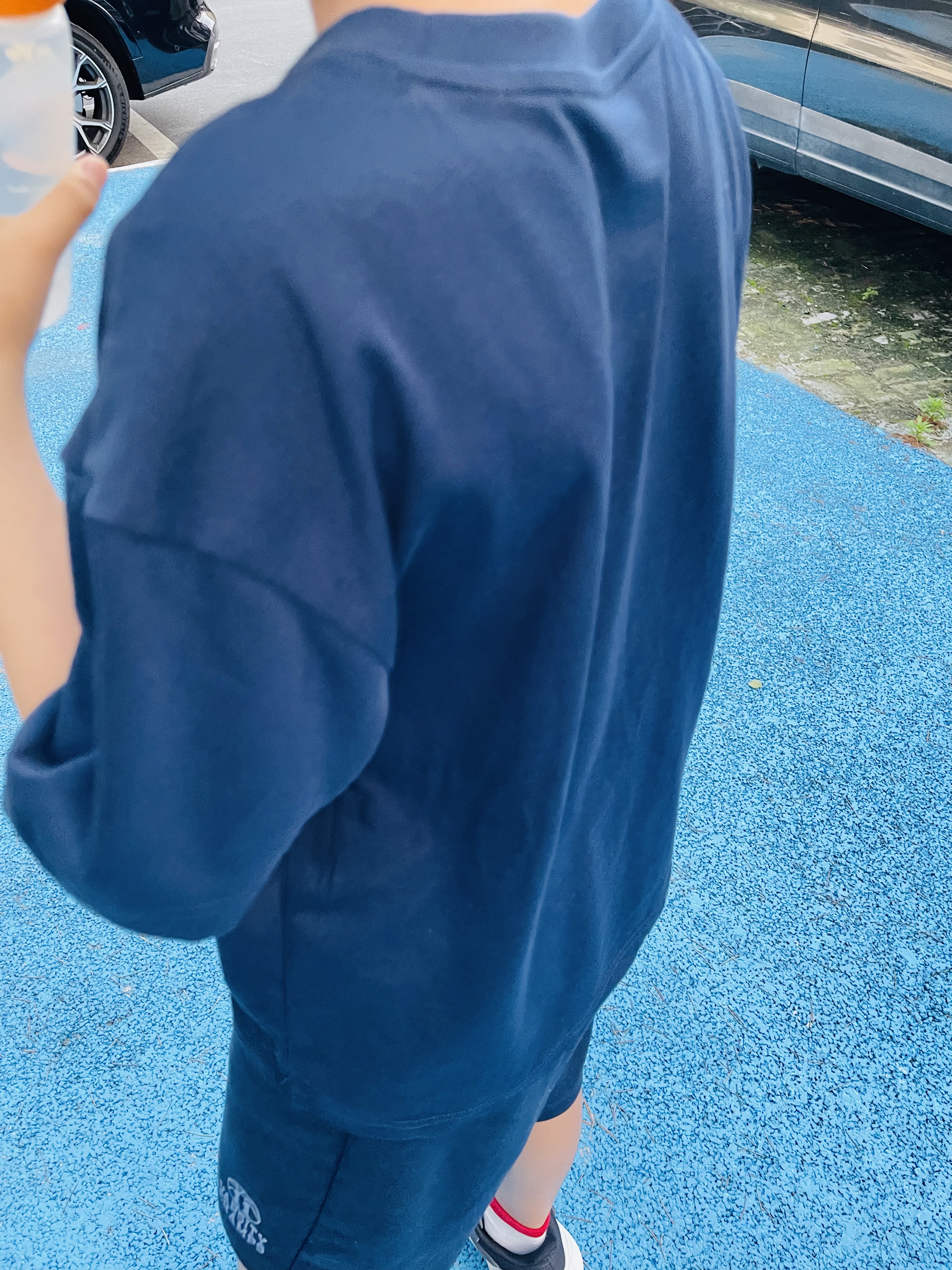 李维斯（Levi's）【凉感透气】儿童男童短袖T恤2026夏季新款运动上衣女童 深靛蓝 【触肤即凉 无惧闷热】 140 /68 【建议身高128-140cm】 实拍图