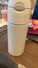 膳魔师（THERMOS）400ml保温杯吸管杯不锈钢男女士保冷水杯子TCMI-400S WH 实拍图
