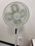 美的（Midea）【幸运草安睡1S】一级能效直流变频声控电风扇家用遥控卧室静音落地扇台式桌面抗菌大风力转页扇 实拍图