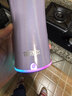 膳魔师（THERMOS）便携电动搅拌杯咖啡杯新款陶瓷涂层车载办公室保温杯高颜值水杯子 膳魔师-极光紫【395ml】 实拍图