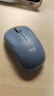 罗技（Logitech）M221 轻音鼠标 无线鼠标 办公鼠标 对称鼠标 带无线微型接收器 雾霭蓝 实拍图