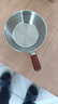 特厚不锈钢平底锅奶锅电磁炉通用不粘锅辅食锅汤锅煮锅蒸锅汤锅 胡桃木锅17cm 实拍图