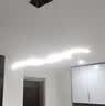 欧普照明（OPPLE）餐吊灯线条吊灯餐厅吊灯北欧风水晶灯餐桌灯造型灯装饰灯 迷迭白/LED温馨暖白光 实拍图