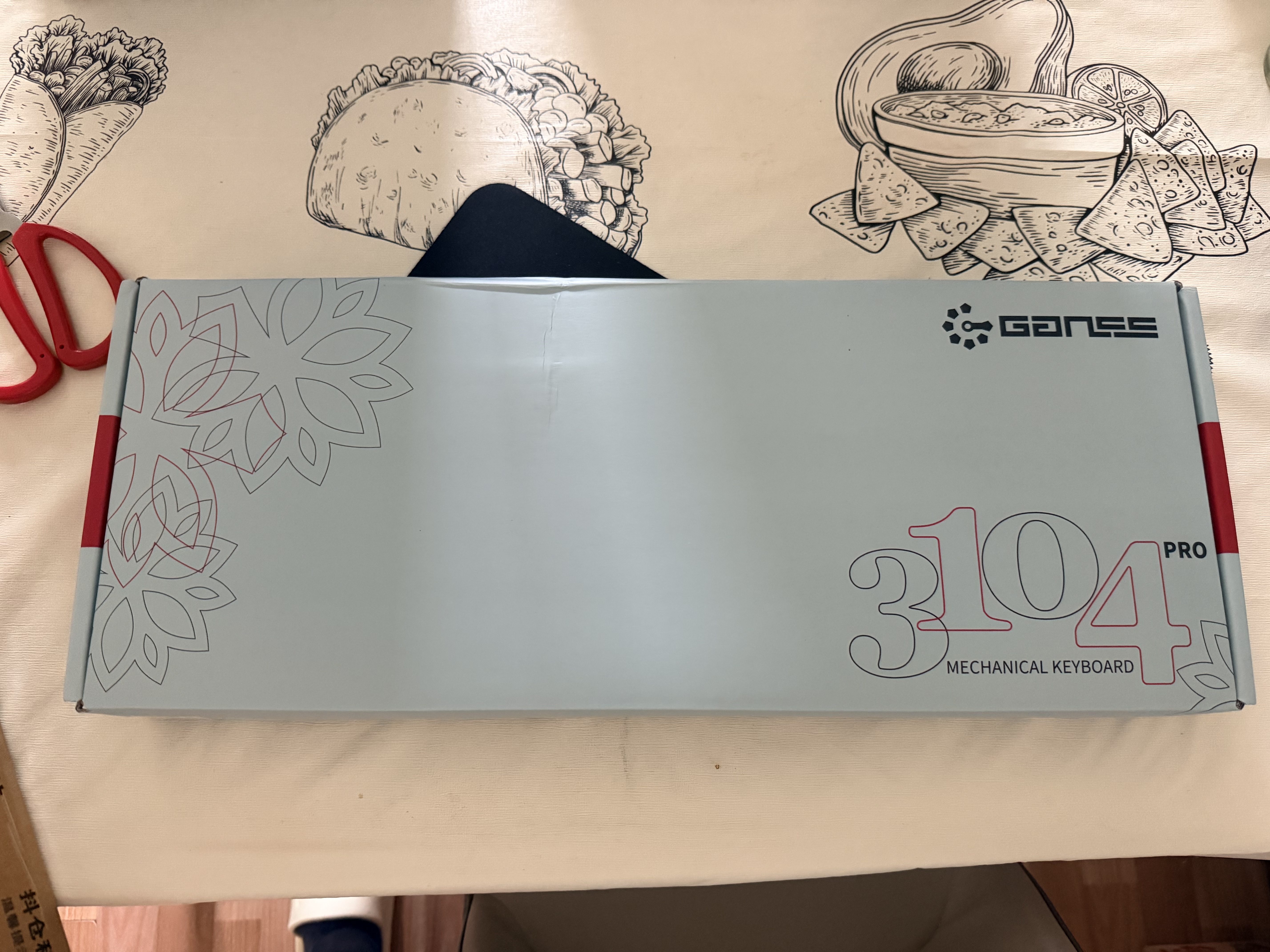 GANSS 3104TPro/3087TPro/3108TPro客制化机械键盘104键高斯三模RGB无线键盘蓝牙有线插拔办公游戏键盘 3104TPro黑色【GASKET结构】三模RGB KTT静音茶轴 实拍图