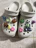 卡骆驰（CROCS）白鹿同款经典云朵洞洞鞋时尚百搭女鞋花园鞋沙滩鞋|206750 骨白色-2Y2(含智必星) 40 (260mm) 尺码偏小，建议选大一码 实拍图
