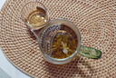 高茗 公道杯耐热玻璃透明一体月牙过滤茶水分离杯泡茶公杯分茶器茶具 企鹅公杯【350ml】 实拍图