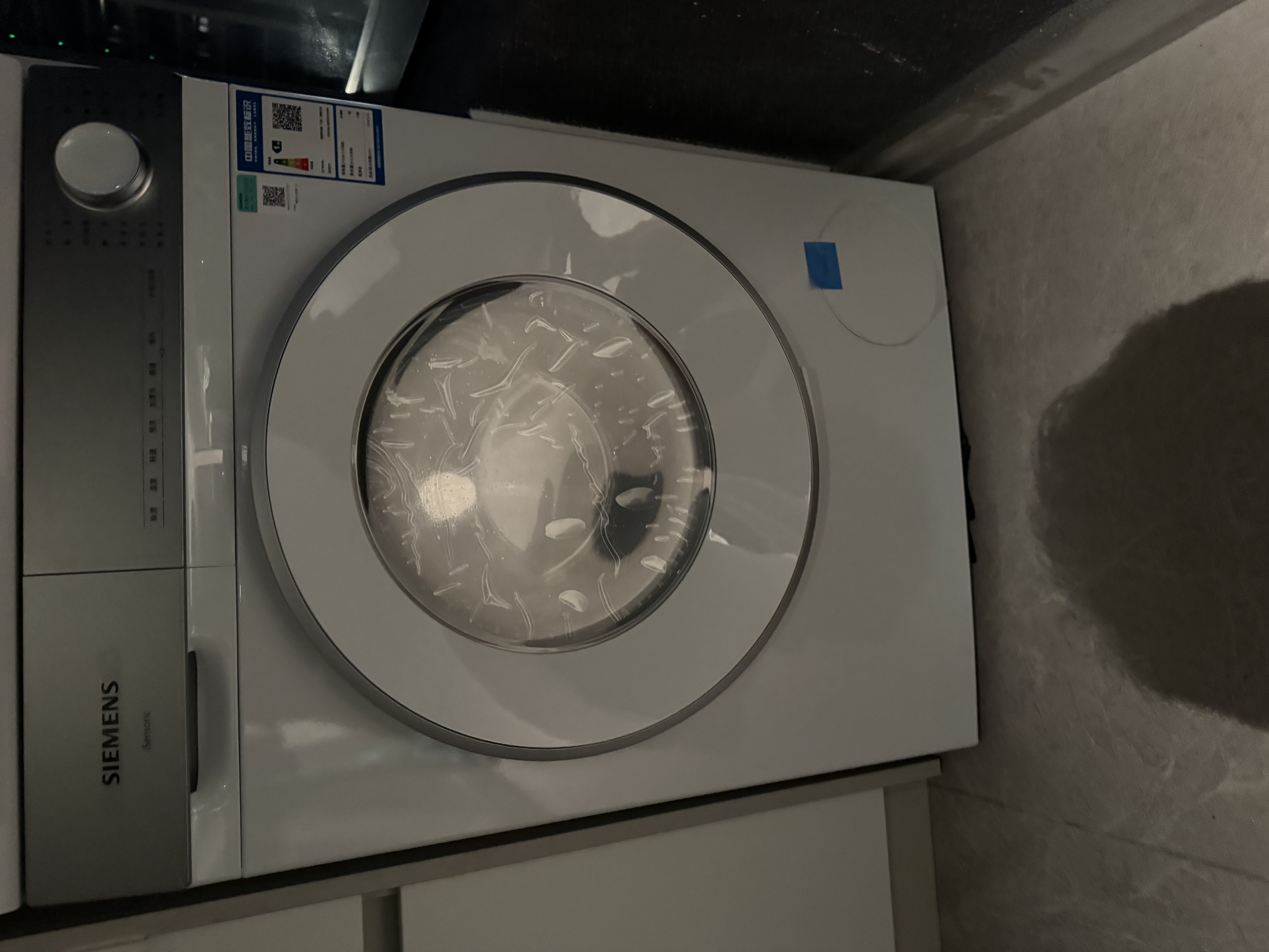 西门子（SIEMENS）【新品上市】小晶钻超薄10+10KG大容量洗烘套装全自动滚筒洗衣机变频热泵烘干 纤薄WW52H1U00W+01W 实拍图