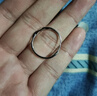 中国黄金（CHINA GOLD）足银戒指男女款情侣对戒莫比乌斯环一对情人节生日礼物送女友老婆 足银莫比乌斯戒指-对戒+品牌礼盒 实拍图