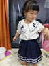 巴拉巴拉童装儿童裙子短裙女童学院风百褶裙夏季裙裤时尚百搭裤子 深蓝80821 100 cm 实拍图