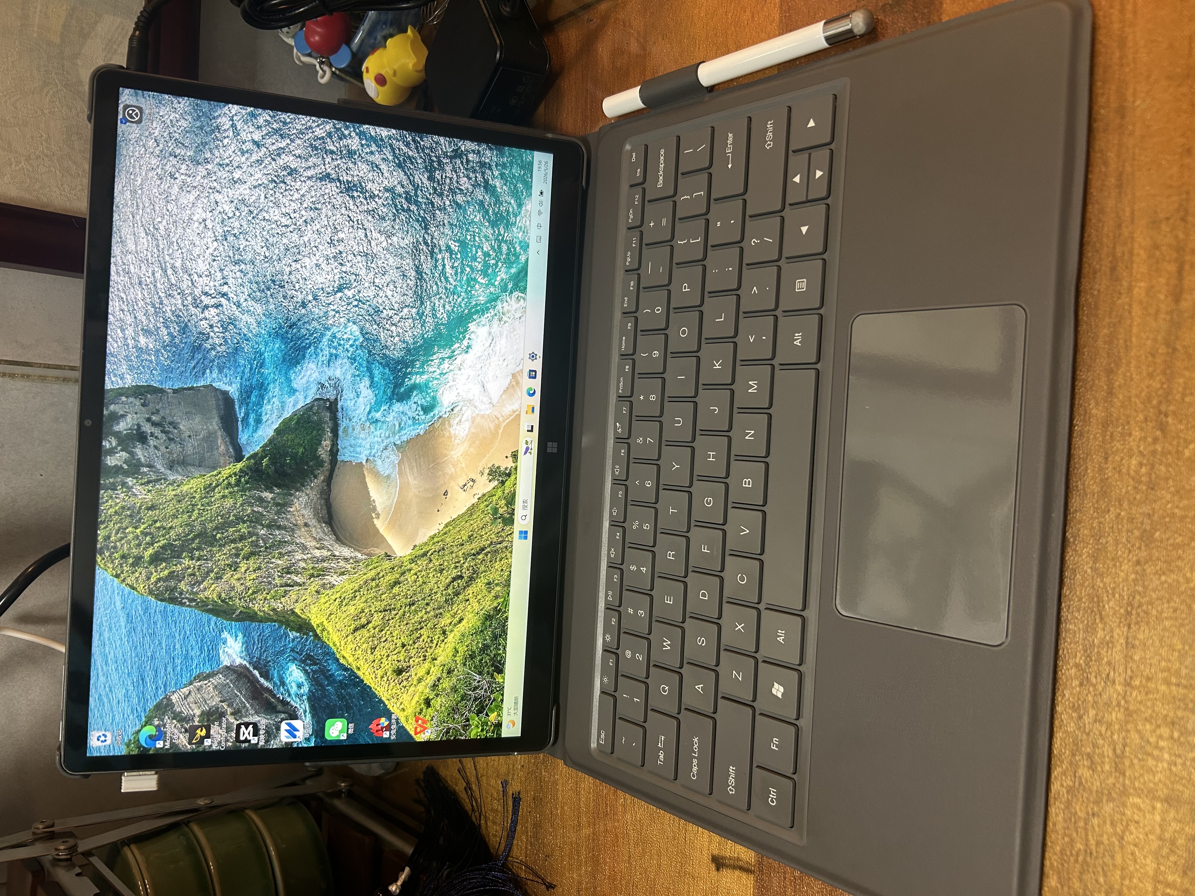 戴睿（dere）T30Pro【2026新品+2K触摸屏】AI笔记本电脑平板二合一 windows系统金属商务便携办公电脑轻薄本 12代酷睿多核丨2.8K屏丨DDR5 16G内存 512G高速固态 实拍图