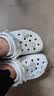 卡骆驰（CROCS）【预售】白鹿同款经典云朵洞洞鞋时尚百搭女鞋花园鞋|206750 月光灰-1NK(含智必星) 38 (240mm) 实拍图