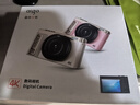 爱国者E9PRO  --翻转屏自拍学生数码照相机生日礼物女生入门微单校园高清旅游平替ccd 粉色32GB 实拍图