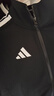 阿迪达斯（adidas）外套男2026春季新款针织立领夹克外套防风棉质运动服 黑白 M 实拍图