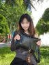 纳兰杜帆船包包女士2026新款春真皮单肩斜挎包女包通勤腋下hobo包 子夜黑 实拍图