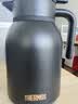 膳魔师（THERMOS）保温壶玻璃内胆家用大容量便携宿舍暖水壶热水瓶TEHA/TEHD TEHD-黑色 1.48L 实拍图