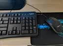 罗技（Logitech）MK120 键鼠套装 有线键鼠套装 办公键鼠套装 电脑键盘 USB即插即用 全尺寸 黑色 实拍图