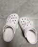 卡骆驰（CROCS）檀健次同款经典洞洞鞋轻便百搭女沙滩鞋包头拖鞋男鞋|10001 白色-100(含智必星) 39 (240mm) 实拍图