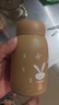 【京东物流送货上门】萌萌兔卡通水杯女牛奶玻璃杯创意便携杯子 咖色萌萌兔 330ml 1只 实拍图