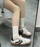 飞跃（Feiyue）官方男鞋夏季新款鞋子男时尚百搭经典板鞋男潮流网面透气跑步鞋男 米/黑 41 (255mm) 实拍图