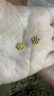周六福 黄金999元宝金条小金豆爱心赏金玩咖投资金 计价 有钱花-1g 实拍图