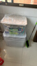 禧天龙塑料衣物收纳箱玩具整理箱车载储物箱55L 透明 3个装 带轮 实拍图