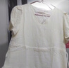 费雪（Fisher-Price）美国费雪孕妇连衣裙夏季新款裙子夏装长裙上衣孕妇裙女纯棉孕妇装 米白色连衣裙-夏款 S【95-120斤适穿】 实拍图