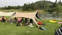 国王路亚路亚包多功能小腰包斜挎单肩包钓鱼渔具包耐磨防泼水 青黑色  实拍图