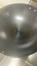 中康铁锅炒锅不粘锅经典款深氮极铁锅圆底精铁无涂层防锈明火燃气34cm 实拍图