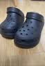 卡骆驰（CROCS）檀健次同款经典泡芙洞洞鞋百舒适男沙滩鞋女鞋休闲鞋|207521 黑色-001(含智必星) 37 (230mm) 38 实拍图