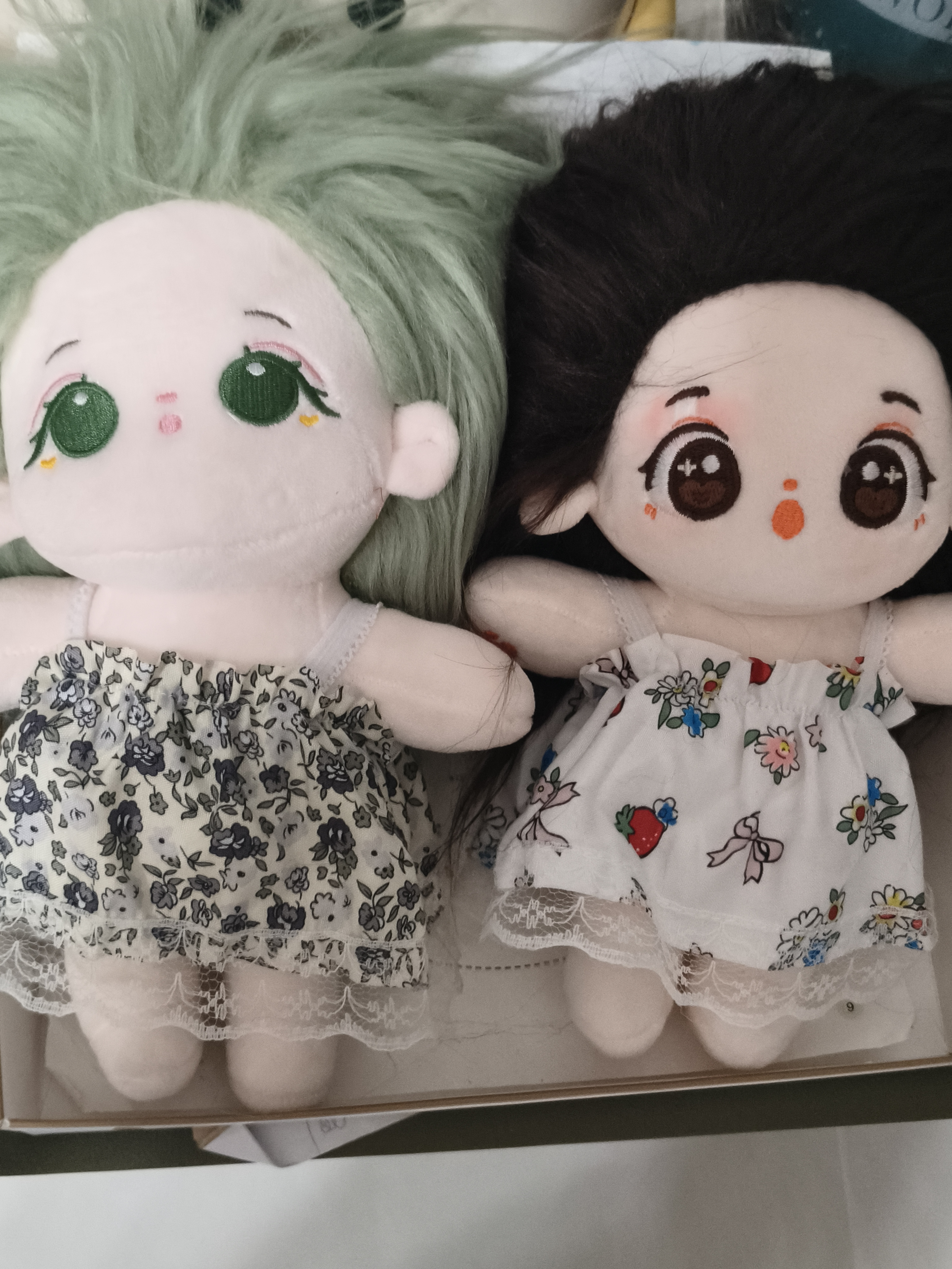 卡丘比棉花娃娃20cm有骨架明星无属性公仔裸娃带含衣服女娃衣送六一儿童 松饼+随机衣服+打理五件套+礼盒 20cm有骨架 （进店选择更多） 实拍图