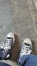 匡威（Converse）All Star夏季经典帆布男女高帮休闲运动鞋黑色101010 101010/黑色 42.5 实拍图