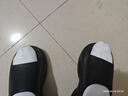 七色纺厚底拖鞋女士户外穿增高跟夏季沙滩松糕防滑居家用凉拖 黑 40-41 实拍图