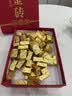 新益号茶叶普洱茶熟茶 十年陈冰岛古树小金砖茶云南古树茶砖熟普洱250g 实拍图