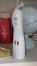 博皓（prooral）冲牙器5025Plus手持立式洗牙器带数显水牙线成人洁牙器便携牙齿冲洗器 价保618 天空蓝270ml 实拍图