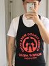 墨立方  运动背心夏季潮健身背心棉圆领透气快干修身无袖T恤上衣运动坎肩健身 黑色/金 170/92A/M 实拍图