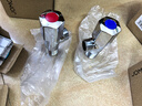 九牧（JOMOO）角阀加厚黄铜家用加长三角阀八字阀止水角阀两只装（1冷1热） 实拍图