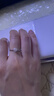 喜钻【现货闪发】天然真钻铂金钻戒女六爪结婚钻石戒指送女友生日礼物 50分FG色SI可升级50分G色VS2 3EX N 实拍图