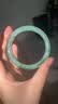 天山翠手镯少女琉璃镯子冰种春绿圆条飘花叮当 空青手镯-内径58MM 实拍图