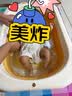 世纪宝贝（babyhood）小鳄鱼浴盆 婴儿洗澡盆0-6岁宝宝可折叠澡盆加大款 带可调节浴架 实拍图