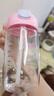 乐扣乐扣（LOCK&LOCK）儿童水杯宝宝吸管杯小学生运动水壶幼儿园直饮杯子400ml粉色 实拍图