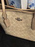 蔻驰（COACH）【品牌直供】奢侈品女包City23小号单肩包沙黄CU759 生日礼物 实拍图