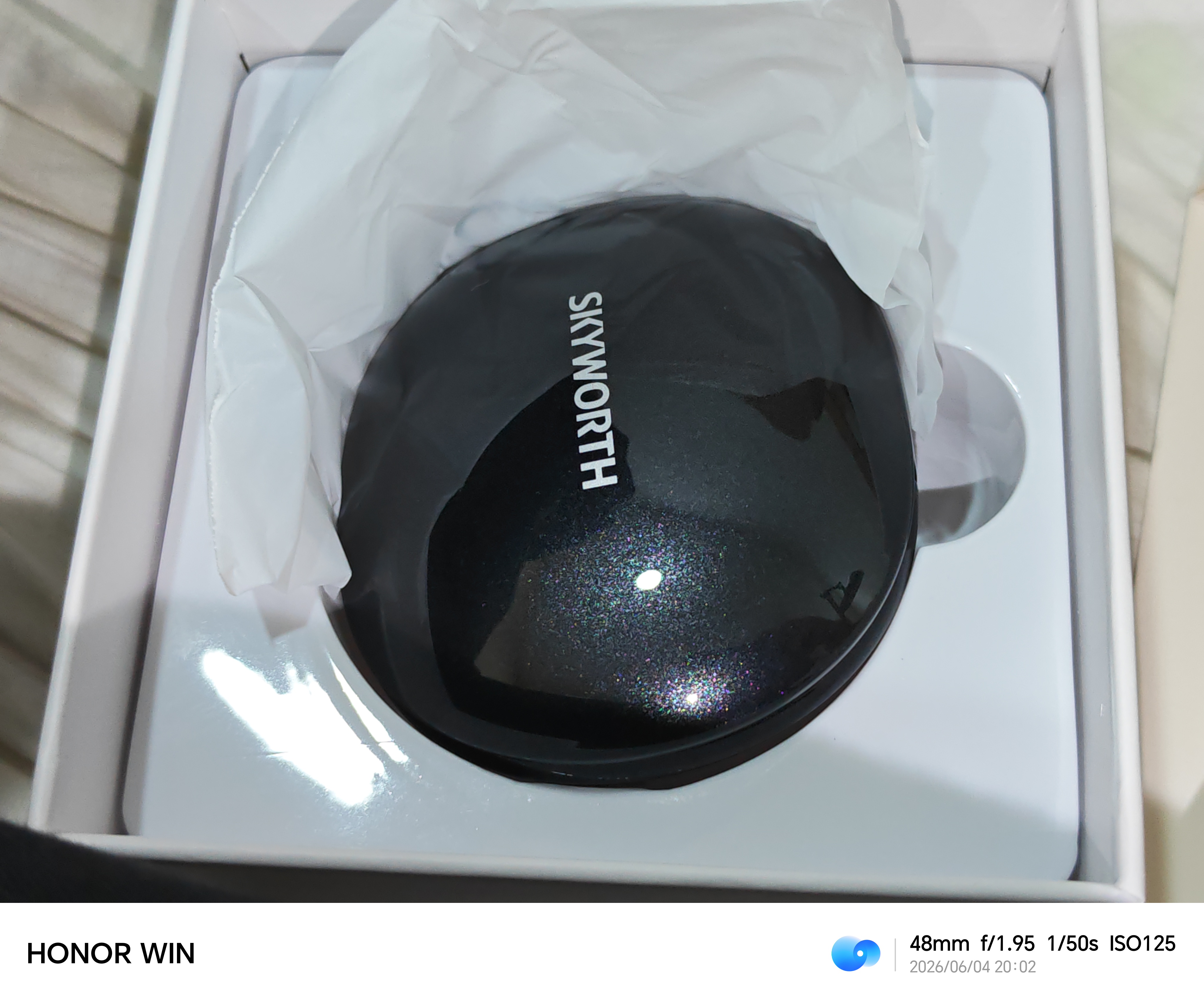 创维（Skyworth）D5 OpenFit AI版无线蓝牙耳机挂耳式哈曼卡顿级高音质运动耳机开放式不入耳手机音乐耳机银河黑 实拍图