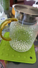 富光 1984耐热玻璃凉水壶大容量家用果汁杯花茶杯茶壶冷水壶锤纹壶1200ML 实拍图