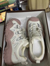 骆驼（CAMEL）丑萌登山鞋女时尚撞色户外休闲鞋 L24M076602 米/银/粉 37 实拍图