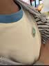嘟嘟家[7A抑菌]儿童衣服秋装男童T恤长袖秋女童衣服宝宝童装潮 绿色90 实拍图
