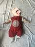 优奇婴儿衣服男宝宝夏季薄款无袖连体衣满月服喜庆男童周岁拍照礼服 实拍图